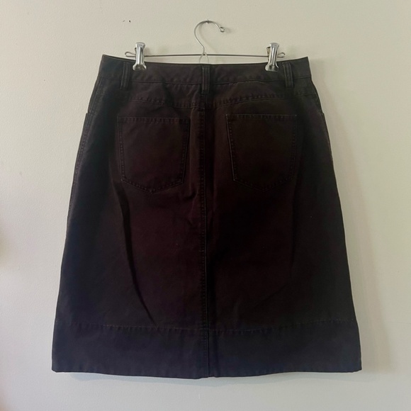 Purple Tommy Hilfiger denim skirt with metallic buttons - Picture 2 of 4
